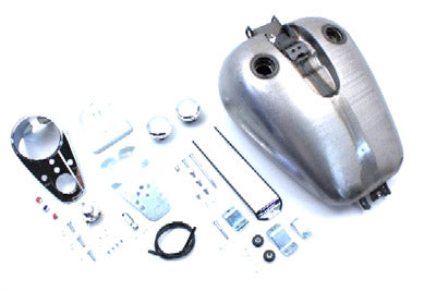 V-Twin Bobbed 4.0 Gallon Gas Tank Kit - 38-0190