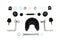 Wyatt Gatling Gas Tank Mounting Kit - 38-0204