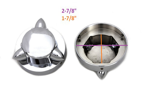 Wyatt Gatling Krommet Gas Cap Cover Set - 38-0303