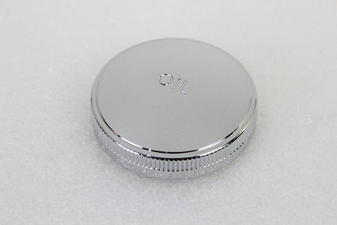 V-Twin 45 inch W/G Chrome Oil Cap - 38-0306