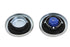Wyatt Gatling Stock Style Gas Cap Set Vented and Non-Vented Chrome - 38-0315