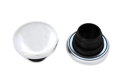 Wyatt Gatling Ratcheting Style Gas Cap Set Vented and Non-Vented Chrome - 38-0321