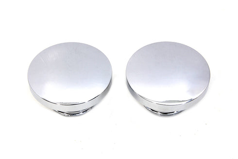 Wyatt Gatling Billet Smooth Style Gas Cap Set - 38-0327