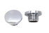 Wyatt Gatling Billet Smooth Style Gas Cap Set - 38-0327