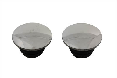 Wyatt Gatling Polished Low Profile Gas Cap Set - 38-0328