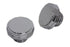 Wyatt Gatling Chrome Hexagon Style Vented and Non-Vented Gas Cap Set - 38-0445