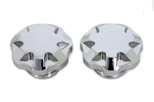Wyatt Gatling Techno Style Vented and Non-Vented Gas Cap Set - 38-0448