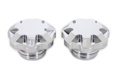 Wyatt Gatling Techno Style Vented and Non-Vented Gas Cap Set - 38-0448