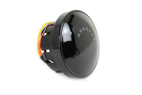 Wyatt Gatling Black LED Fuel Gauge - 38-0507