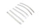 Wyatt Gatling Emblem/Trim Mount Strip Set Raw Steel - 38-0508