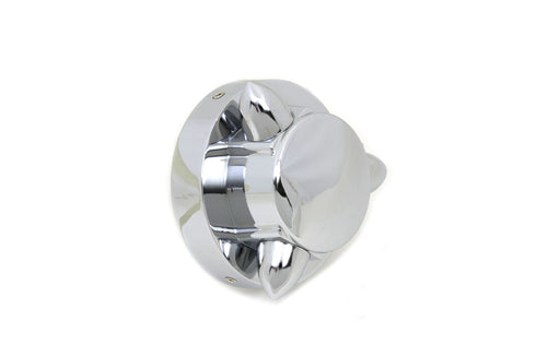Wyatt Gatling Krommet Style Gas Cap Cover Chrome - 38-0551