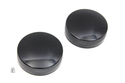 Wyatt Gatling Replica Eaton Style Gas Cap Set Vented Black - 38-0607