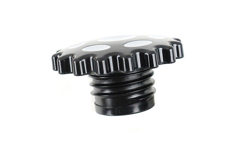 Wyatt Gatling Sprocket Gas Cap Vented Black - 38-0610