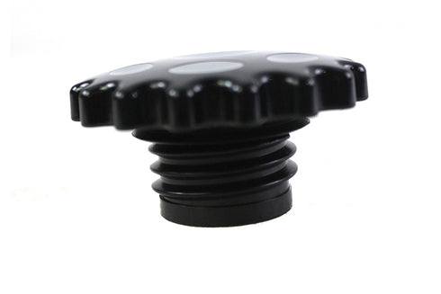 Wyatt Gatling Sprocket Gas Cap Vented Black - 38-0612