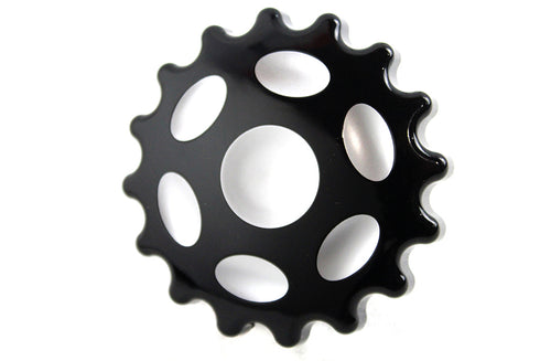 Wyatt Gatling Sprocket Gas Cap Non-Vented Black - 38-0614