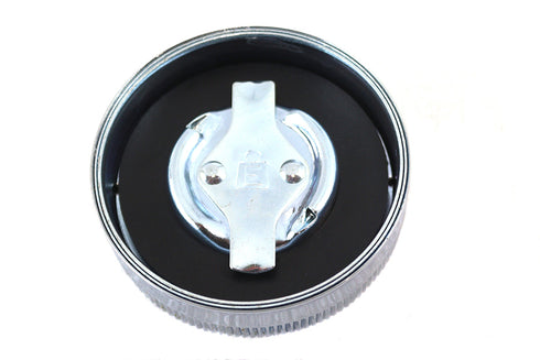 Wyatt Gatling Chrome Skull Style Vented Gas Cap - 38-0617