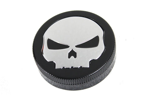 Wyatt Gatling Black Skull Style Vented Gas Cap - 38-0618