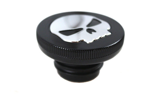 Wyatt Gatling Black Skull Style Vented Gas Cap - 38-0621