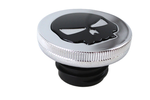 Wyatt Gatling Chrome Skull Gas Cap - 38-0622