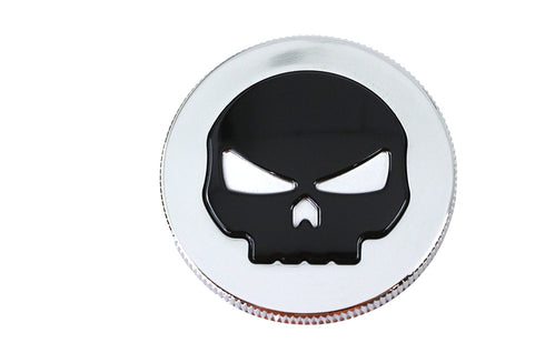 Wyatt Gatling Chrome Skull Gas Cap - 38-0622