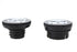 Wyatt Gatling Black Skull Style Vented and Non-Vented Gas Cap Set - 38-0624