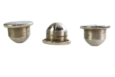 Wyatt Gatling JD Gas Cap Set Vented Nickel Plated - 38-0641