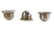 Wyatt Gatling JD Gas Cap Set Vented Nickel Plated - 38-0641
