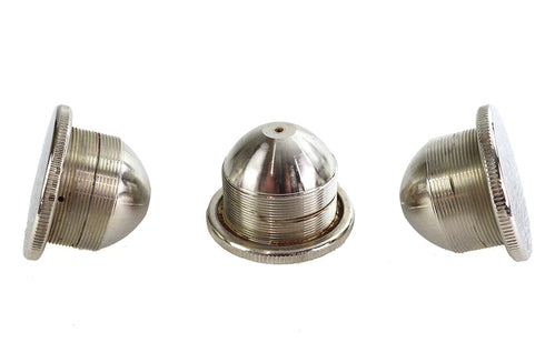 Wyatt Gatling JD Gas Cap Set Vented Nickel Plated - 38-0641