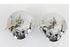 Wyatt Gatling Keyed Gas Cap Set Vented and Non-Vented Chrome - 38-0651