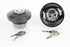 Wyatt Gatling Keyed Gas Cap Set Vented and Non-Vented Black - 38-0652
