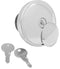 Wyatt Gatling Vented Locking Gas Cap Chrome - 38-0656