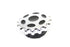 Wyatt Gatling Sprocket Gas Cap Non-Vented Chrome - 38-0664