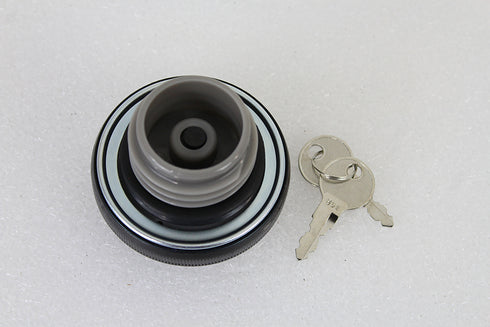 Wyatt Gatling Keyed Gas Cap Vented Black - 38-0667