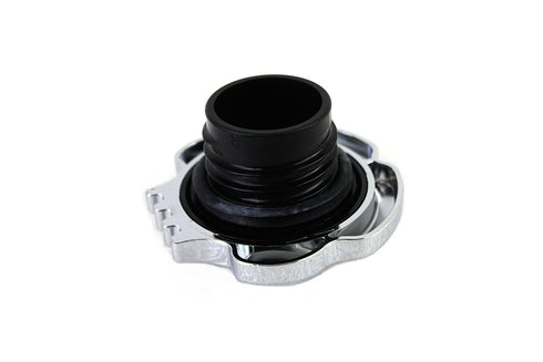 Wyatt Gatling Skull Style Vented Gas Cap Chrome - 38-0777