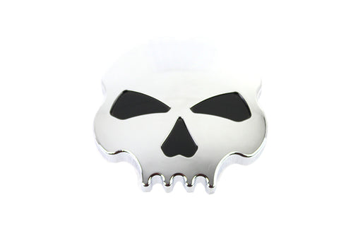 Wyatt Gatling Skull Style Vented Gas Cap Chrome - 38-0777