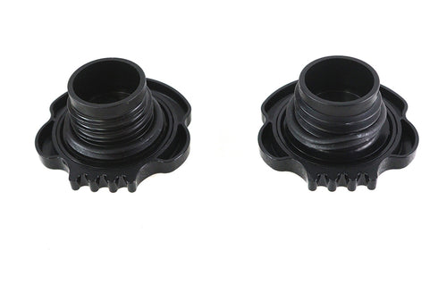 Wyatt Gatling Skull Style Gas Cap Set Black - 38-0780