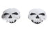 Wyatt Gatling Skull Style Gas Cap Set Chrome - 38-0781