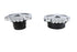 Wyatt Gatling Skull Style Gas Cap Set Chrome - 38-0781
