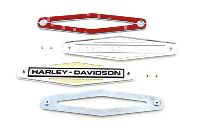 Wyatt Gatling Gas Tank Emblems with Black Lettering - 38-0807