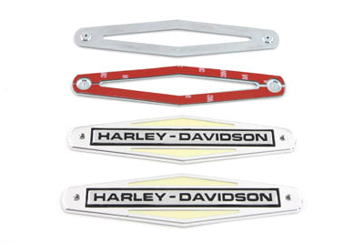 Wyatt Gatling Gas Tank Emblems with Black Lettering - 38-0807