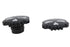 Wyatt Gatling Skull Style Gas Cap Set Vented and Non-Vented Black - 38-0808