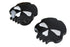 Wyatt Gatling Skull Style Gas Cap Set Vented and Non-Vented Black - 38-0808