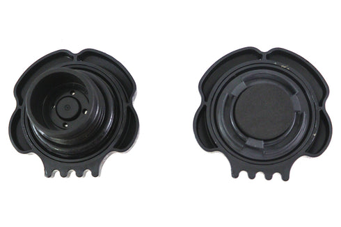 Wyatt Gatling Skull Style Gas Cap Set Vented and Non-Vented Black - 38-0808