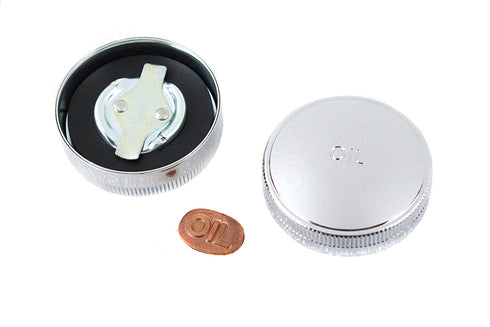 Wyatt Gatling 45 inch W/G Gas and Oil Cap Set Chrome - 38-0814