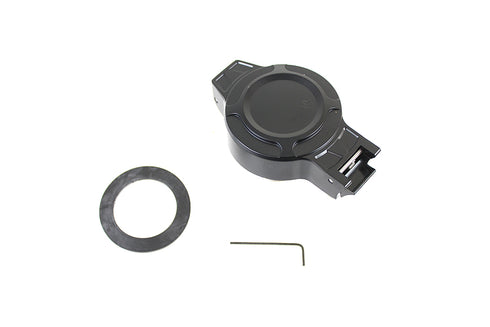 Wyatt Gatling Flip Up Gas Cap Vented Black - 38-0882