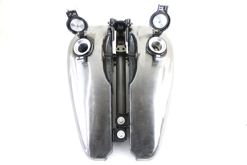 Wyatt Gatling Flip Up Gas Cap Set Chrome - 38-0887