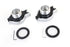 Wyatt Gatling Flip Up Gas Cap Set Chrome - 38-0887