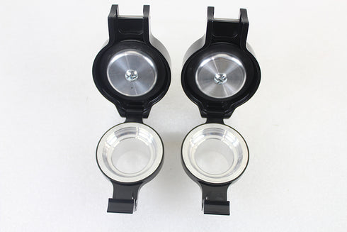 Wyatt Gatling Flip Up Gas Cap Set Black - 38-0888