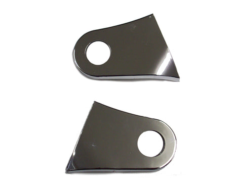 Wyatt Gatling Gas Tank Bracket Cover Set Chrome - 38-0933