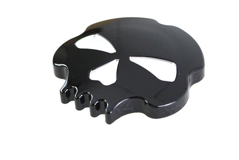 Wyatt Gatling Skull Left Side Gas Cap Black - 38-0964
